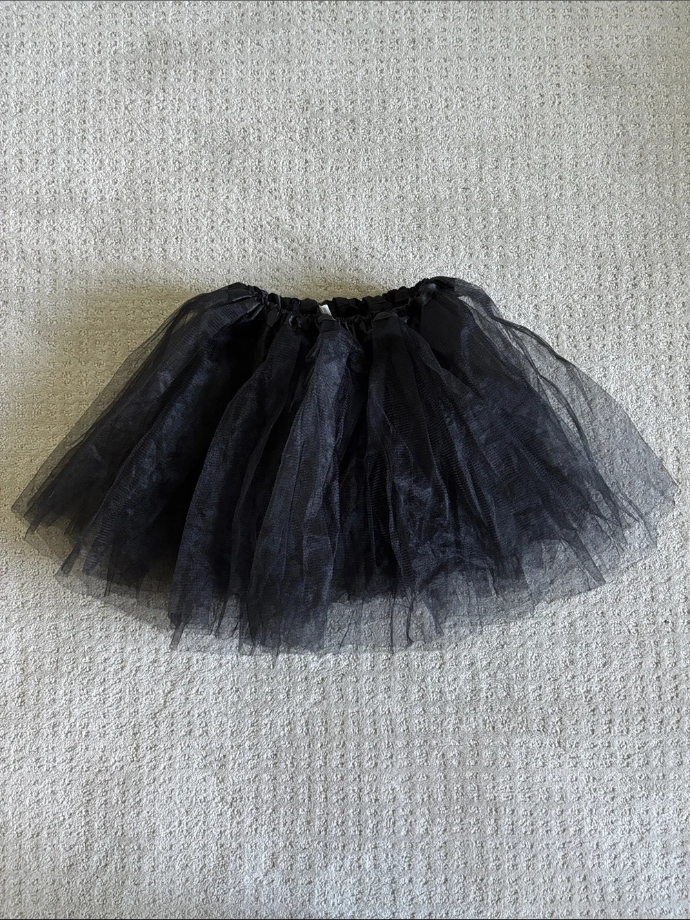 Black Tulle Mini Skirt